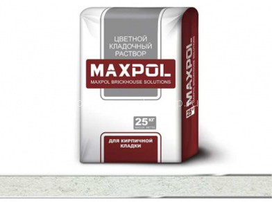 Кладочный раствор Maxpol Белый Мрамор (крупная фракция) 25 кг.