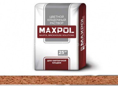 Кладочный раствор Maxpol Коричневый крупная фракция 25 кг.