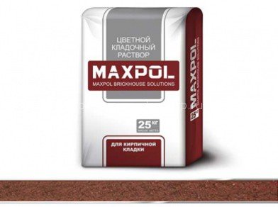 Кладочный раствор Maxpol Темно-коричневый 25 кг.