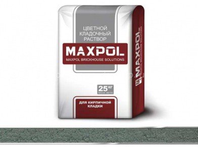 Кладочный раствор Maxpol Темно-серый крупная фракция 25 кг.